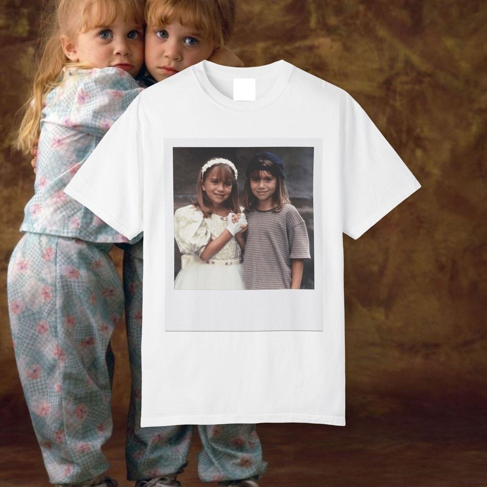 Mary-Kate And Ashley Olsen It Takes Two Polaroid T-Shirt